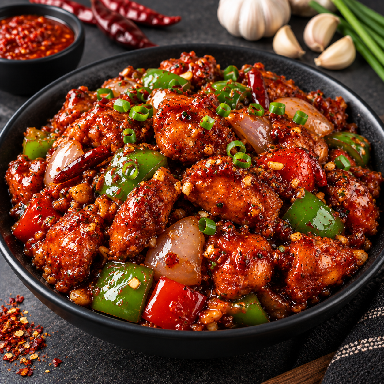 CHICKEN SCHEZWAN SAUCE