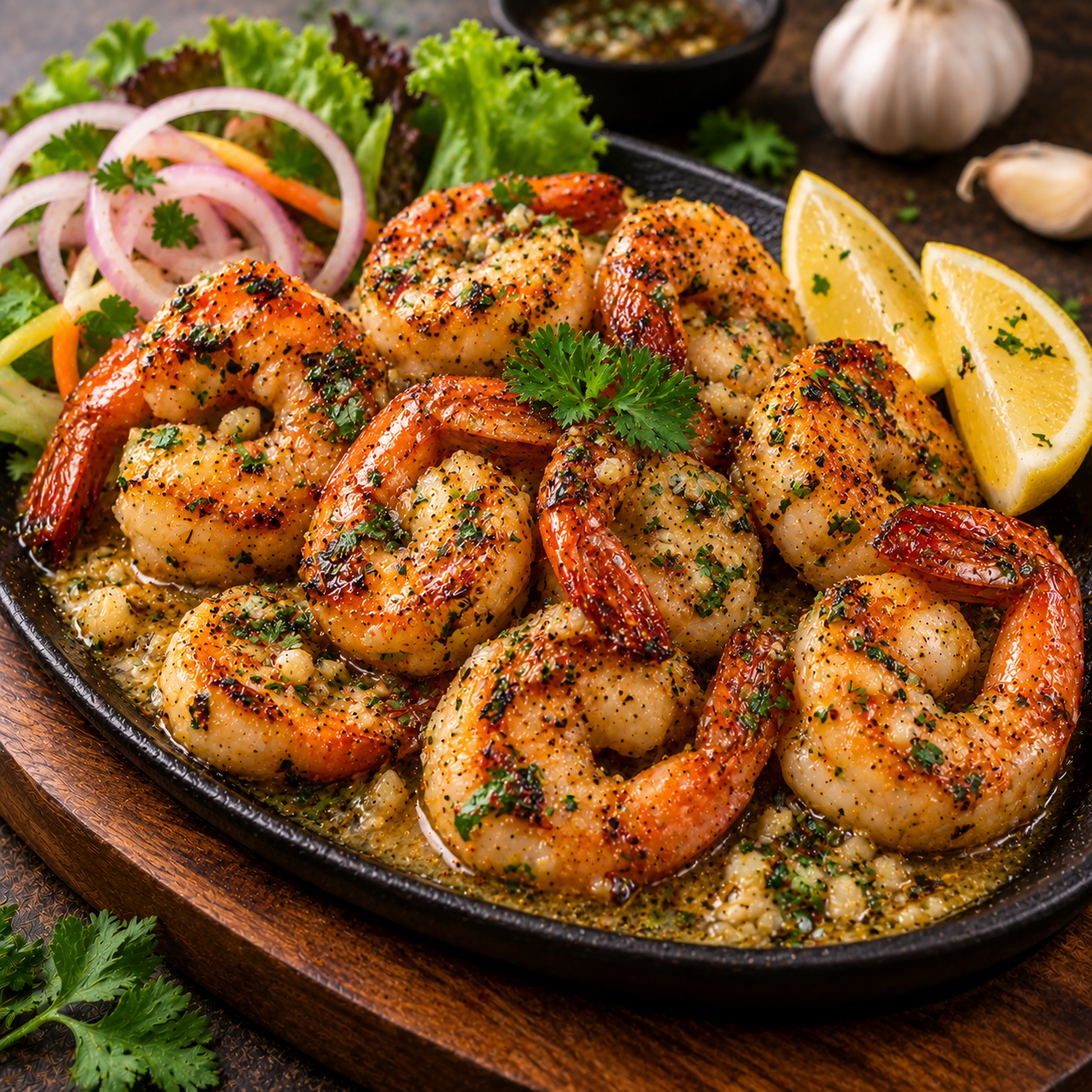 BUTTER GARLIC PRAWNS