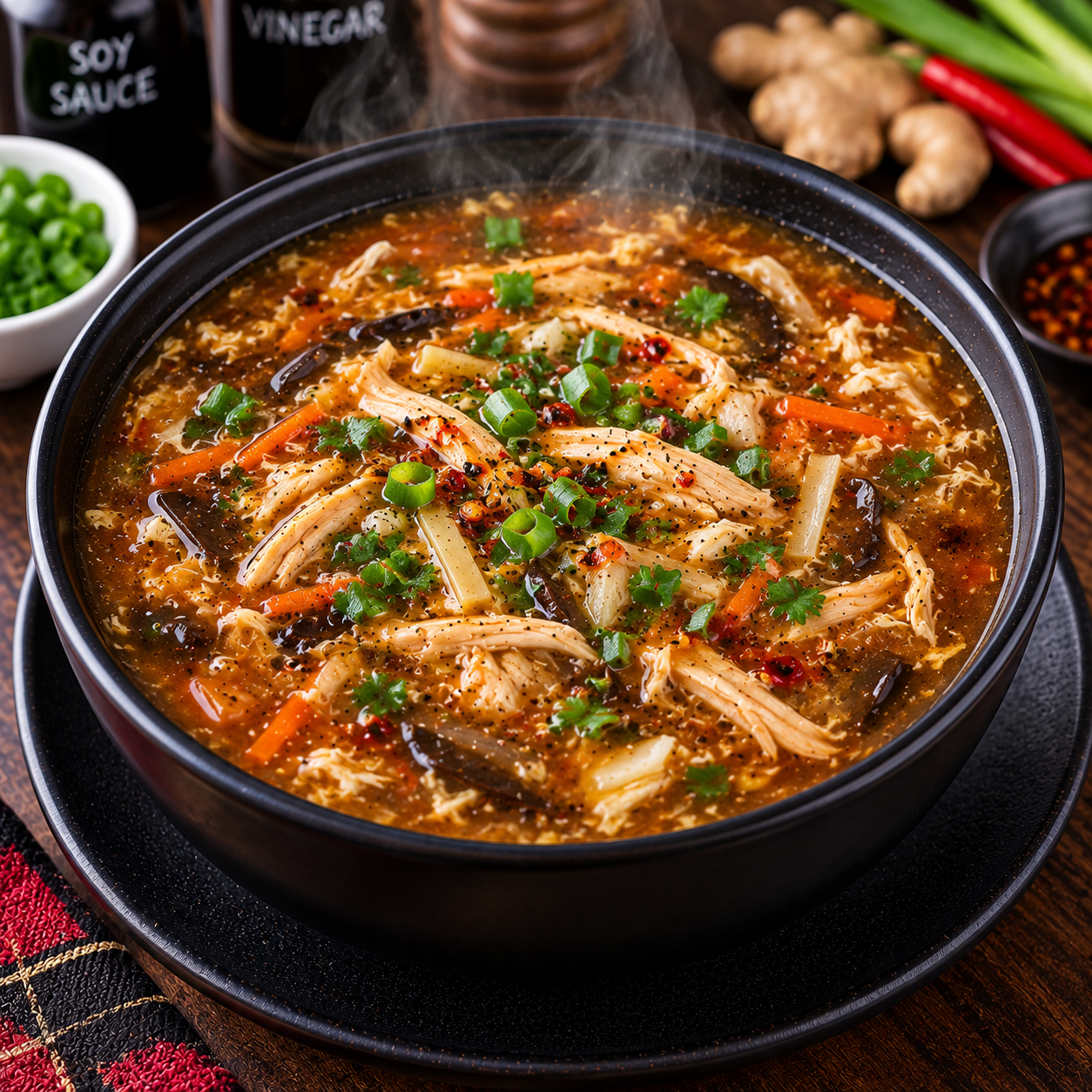 CHICKEN HOT N SOUR SOUP