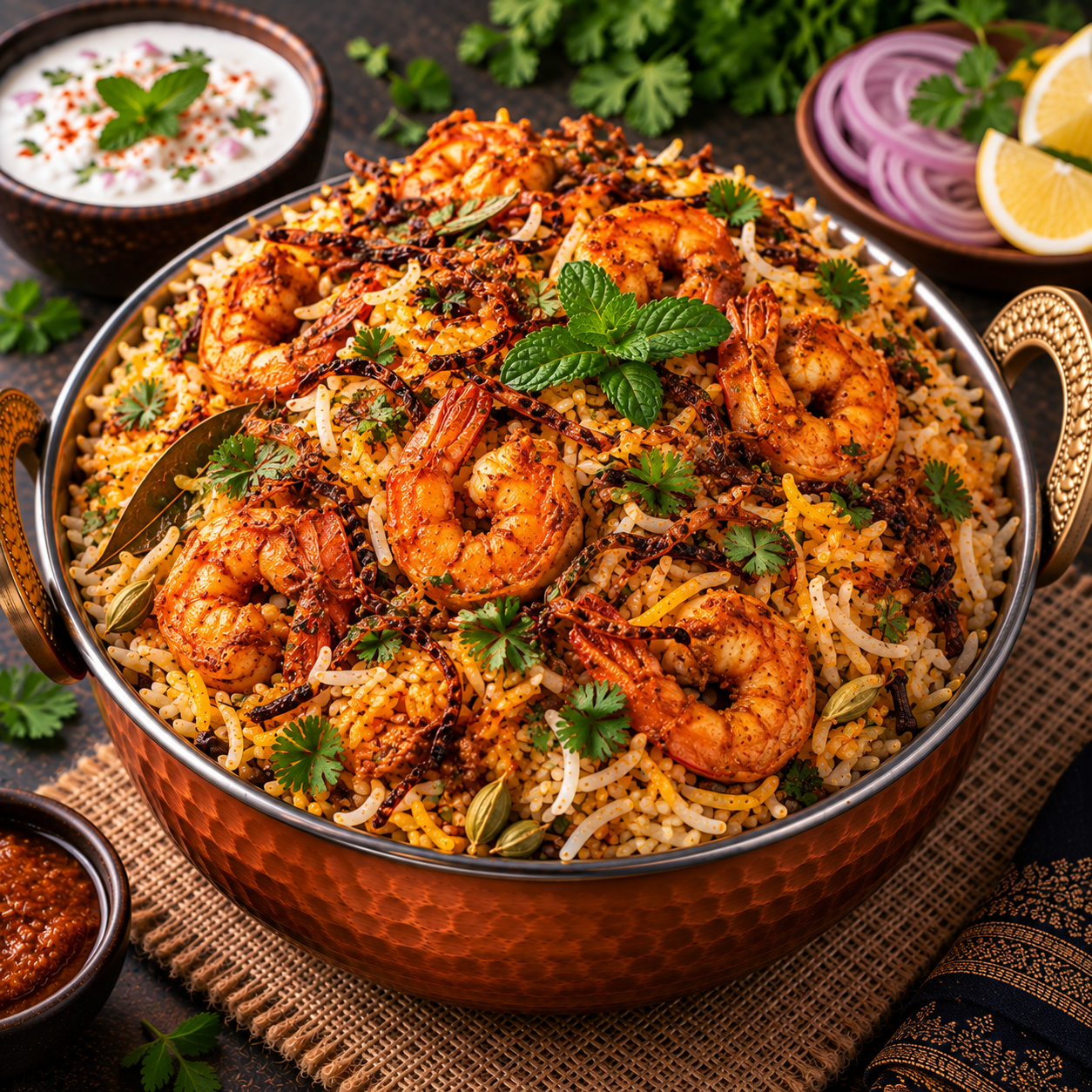 PRAWNS BIRIYANI