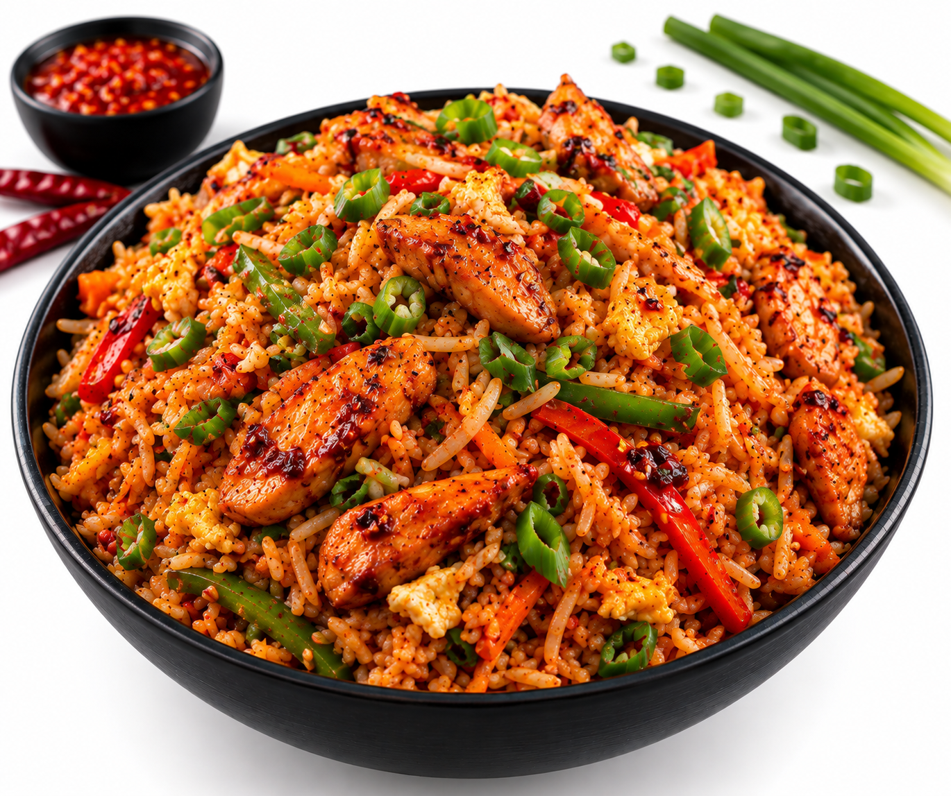 CHICKEN SCHEZWAN FRIED RICE