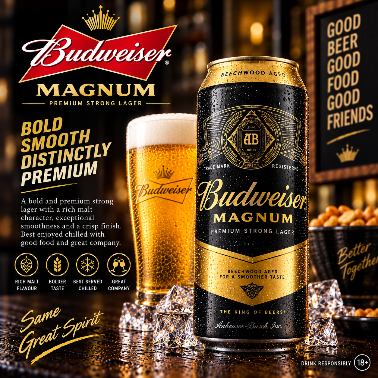 BUDWEISER MAGNUM CAN
